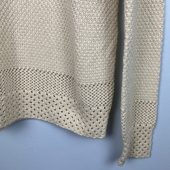 Absolutely Creative Worldwide for Stitch Fox NWT cream knit sweater size large - Picture 2 of 8